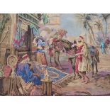 Modern tapestry wall hanging of Eastern