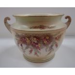 A Carlton ware pottery jardiniere with t