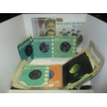 Contents to vinyl record file - small quantity of 45rpm singles including The Animals,