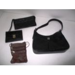 A Jane Shilton ladies black handbag,