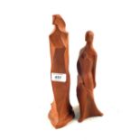 Two terracotta human figures