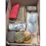 A box of mixed military related items in