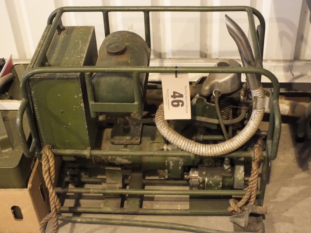 An Admiralty Patt. 12 volt generator dat