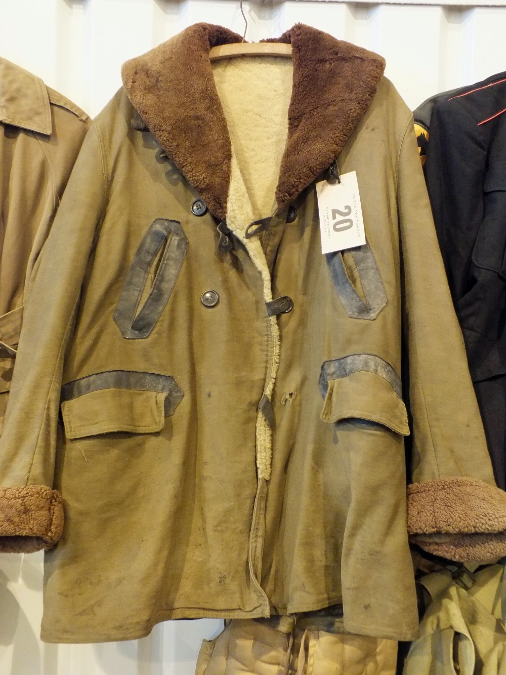 A waterproof fur lined driver's coat