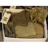 A collection WWII era knitwear etc