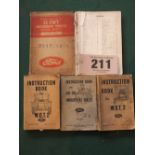 Two instructions books for Ford W.O.T.2