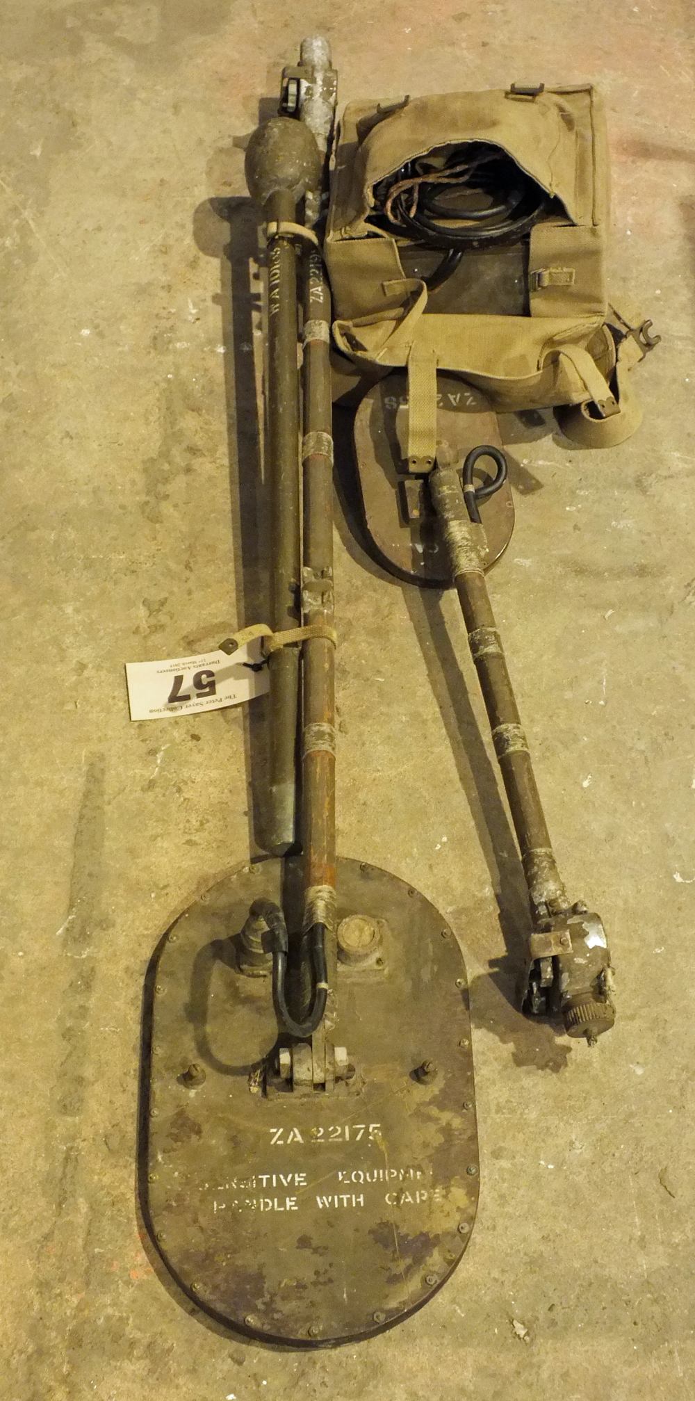 An early Patt. mine detector with back p