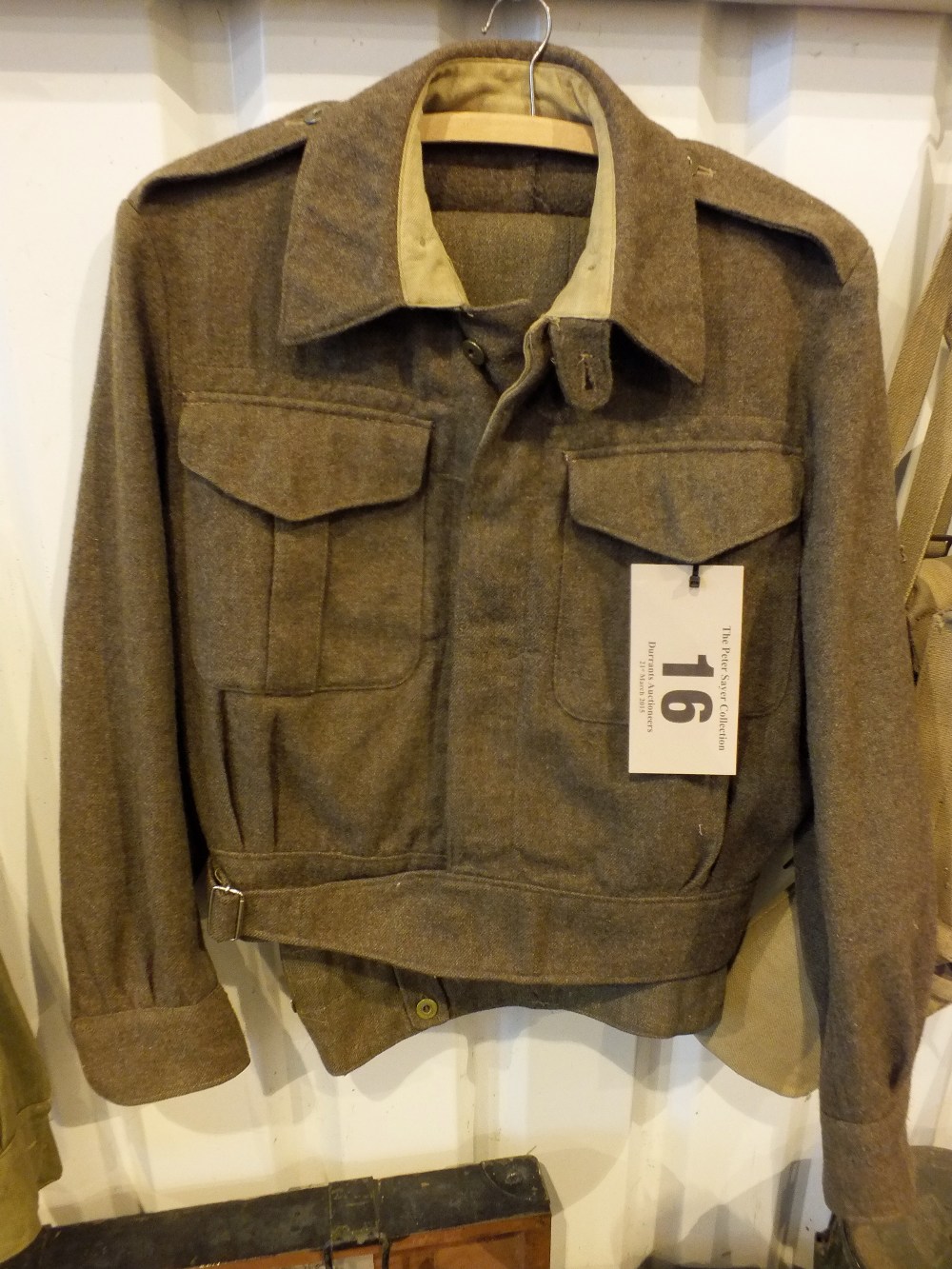 A WWII dated Canadian battledress blouse