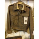 A WWII dated Canadian battledress blouse