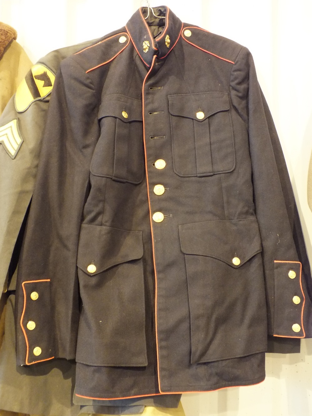 Five items of USA post war uniforms