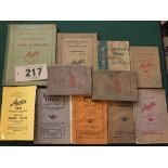 A box of Austin manuals including a 1944