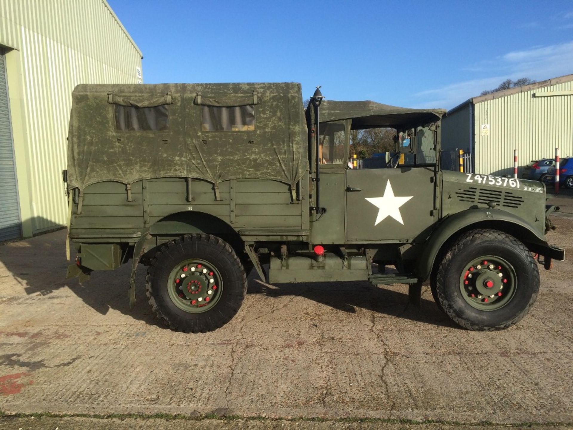 A 1943 Bedford M.W. 15 cwt truck fitted