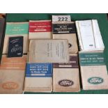 A collection of Ford service books inclu