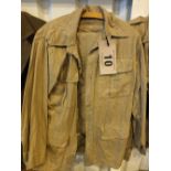 A pair of WWII dated khaki drill trouser