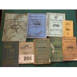 A collection of manuals including BSA an