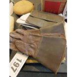 A mixed lot including Canadian leather g
