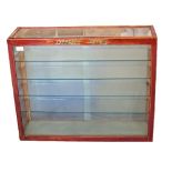 Dinky Toys shop display cabinet with rem