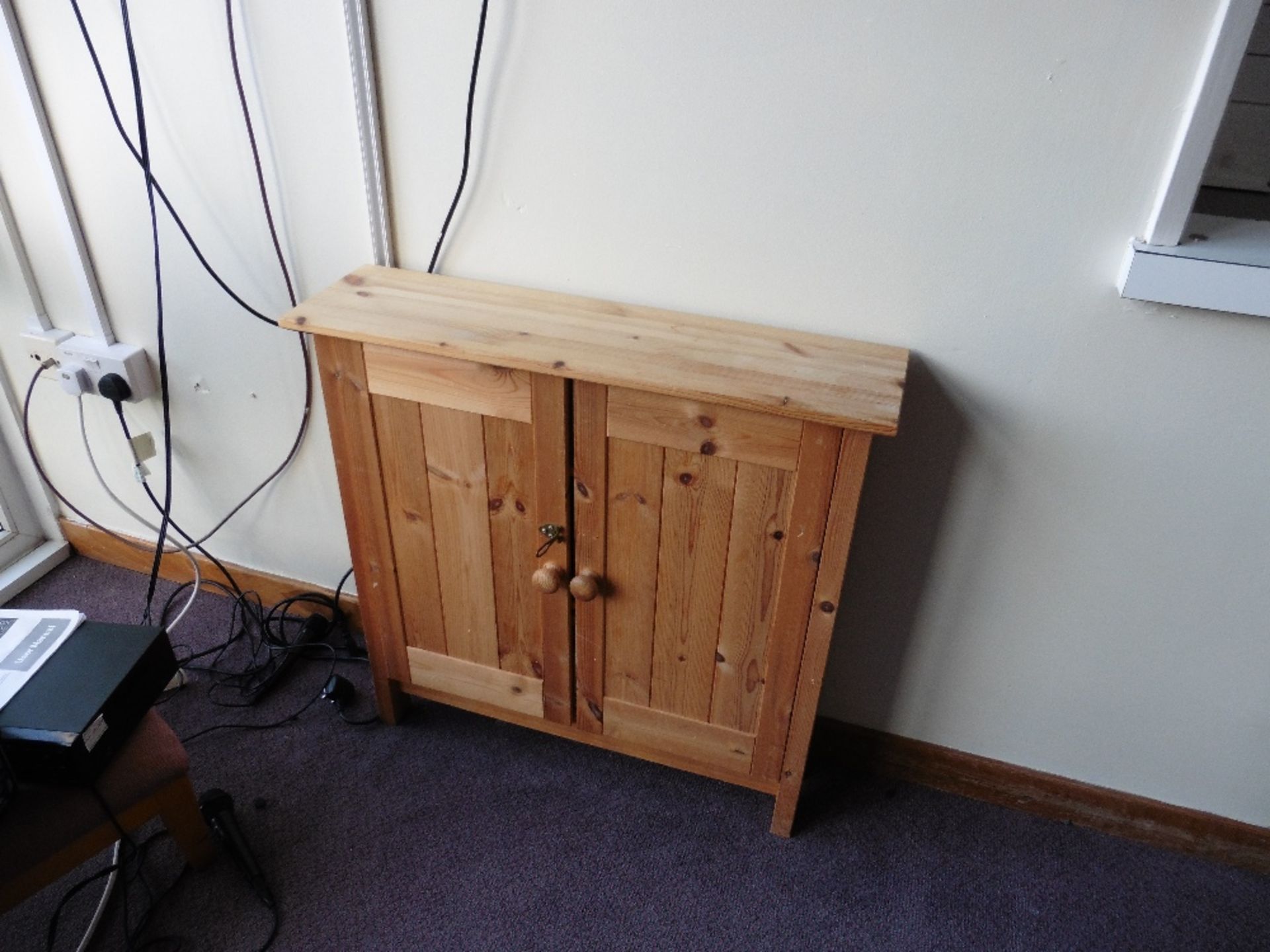 Pine Cupboard, 8"x29.5"x29", quantity 1