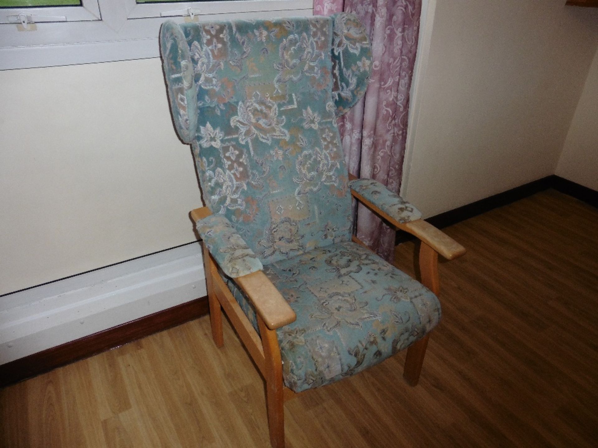 Wing armchairs, quantity 5 - Image 2 of 4