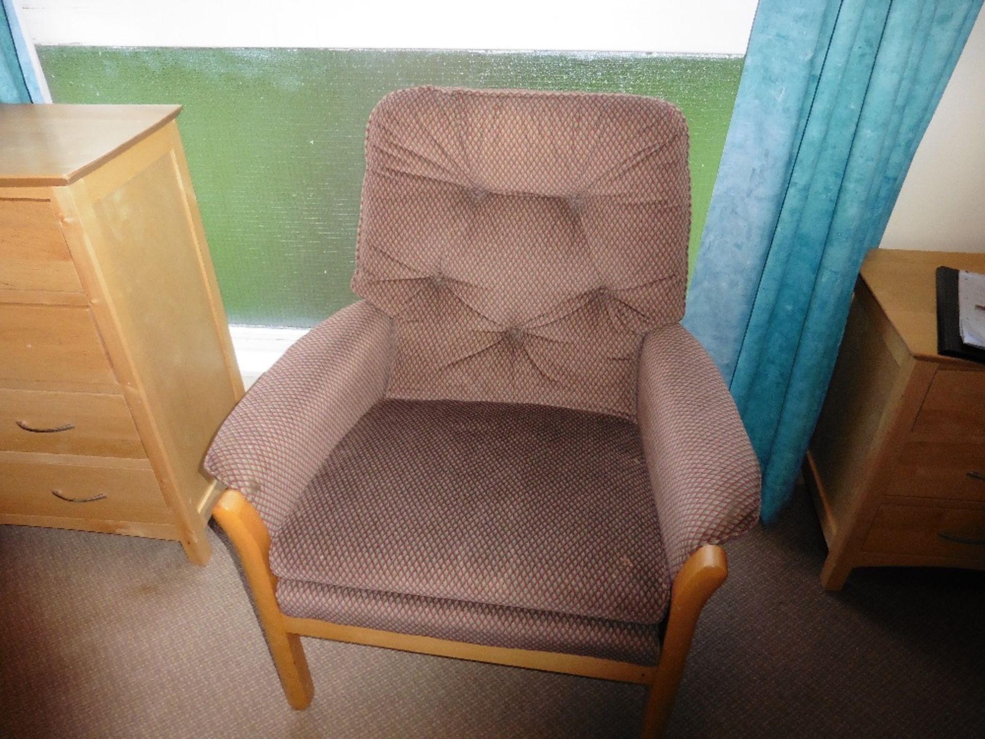 Wing armchairs, quantity 3