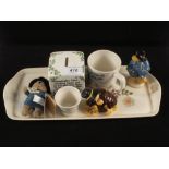 Various items of Coalport Paddington Bear themed china