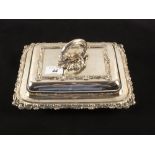 A Silver plated entree dish