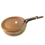 A Georgian Copper and Brass lidded pan