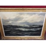 An Edgar Freyberg oil on canvas "Northern Waters", 23 1/2" x 35 1/2"