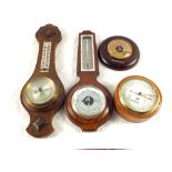 Four various barometers