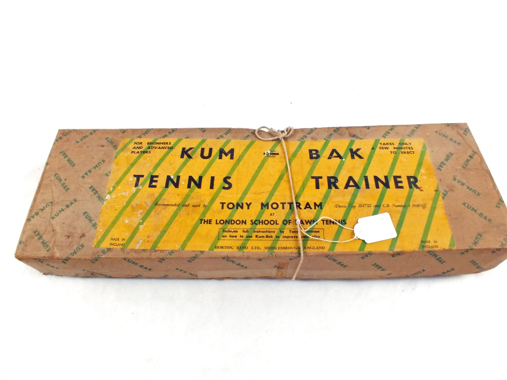 Boxed Tony Mottram Kum Back tennis trainer