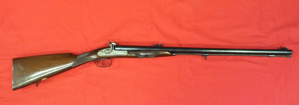 A Pedersoli Kodiak .58 cal. muzzle loading double rifle.