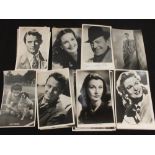 Various movie star photos, some signed including Max Bygraves,