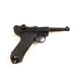 Good quality "Denix" replica WWII German Luger pistol