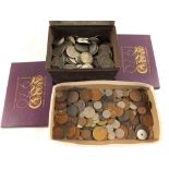 Various coins including 1970 cased sets