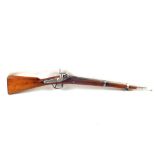 A percussion carbine, 23" barrel,