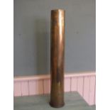 A large Brass shell case (dated 1941)