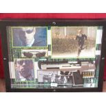 A presentation case dedicated to the "Matrix" Hugo Weaving (Agent Smith),