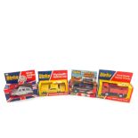 Boxed Dinky 440 Bedford D800 tipper truck, 203 Range Rover,