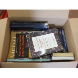 A box of military related books with medal books and catalogues