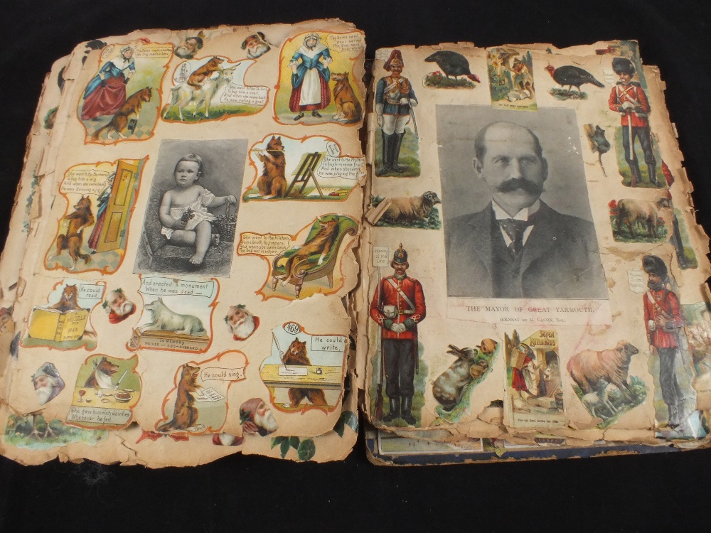 A Victorian scrap book - Image 3 of 3