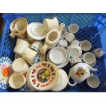 Various dolls teawares