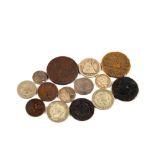 A Nova Scotia Penny token 1840 and other coins