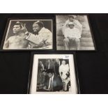 Three photos of Muhammad Ali, one inscribed to Bundini Brown,