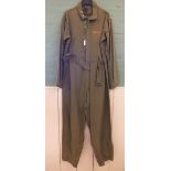 An A4 WWII era flying suit with leather chest badge to R.D.
