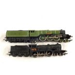 Triang Hornby locos 4472 Flying Scotsman and 4-6-0 7476 (transfer losses)