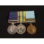 Malaya GSM, Korea medal and UN Korea renamed R.A.