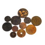 Various 18th and 19th Century trade tokens,