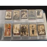 An album of sets and part sets of cigarette cards