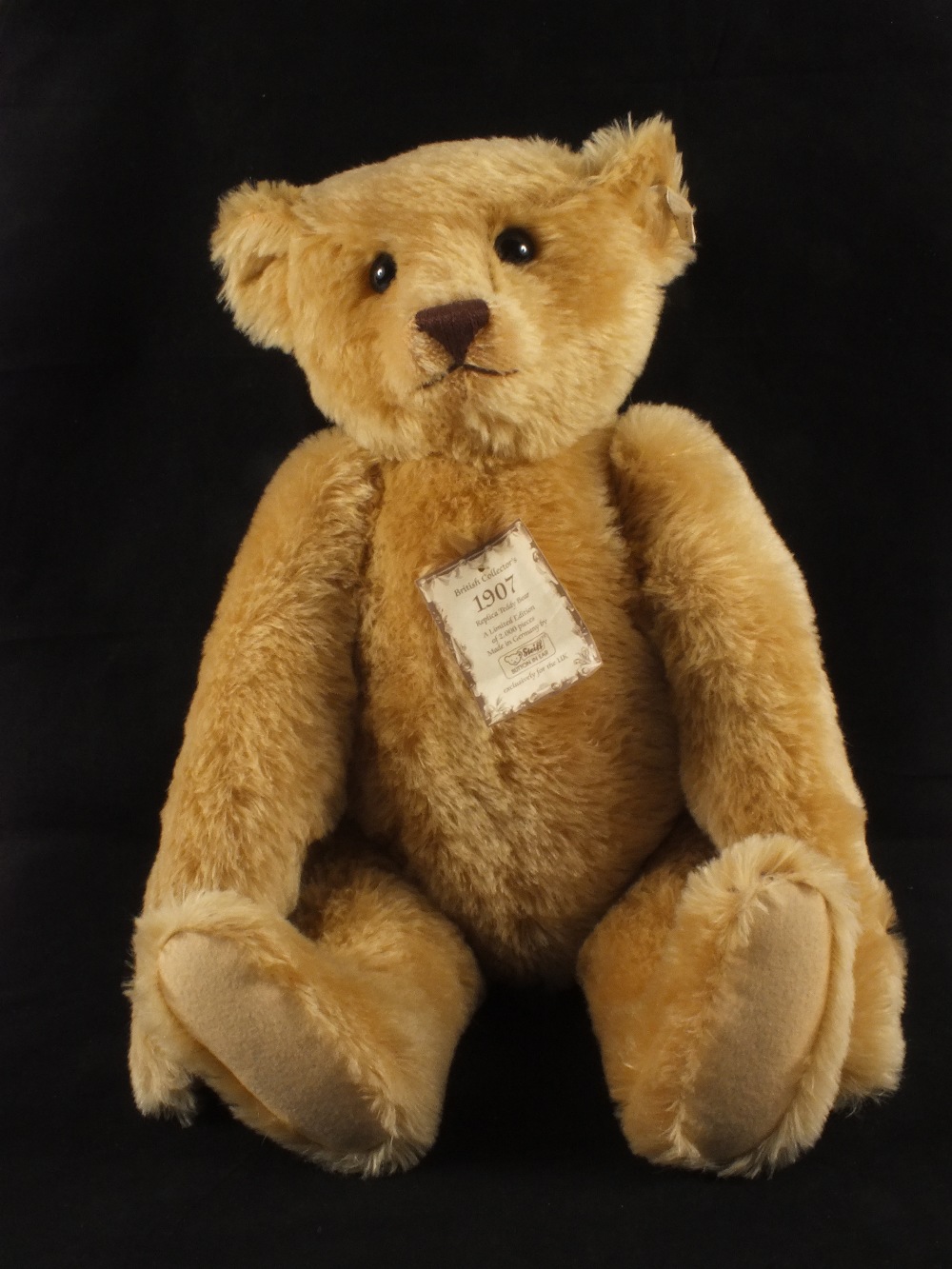 A Steiff British collectors 1907 replica Teddy bear,