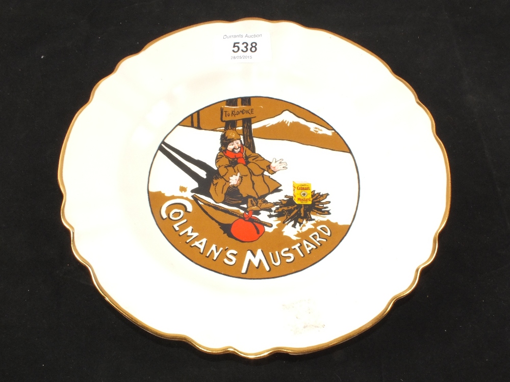 A Colmans mustard plate